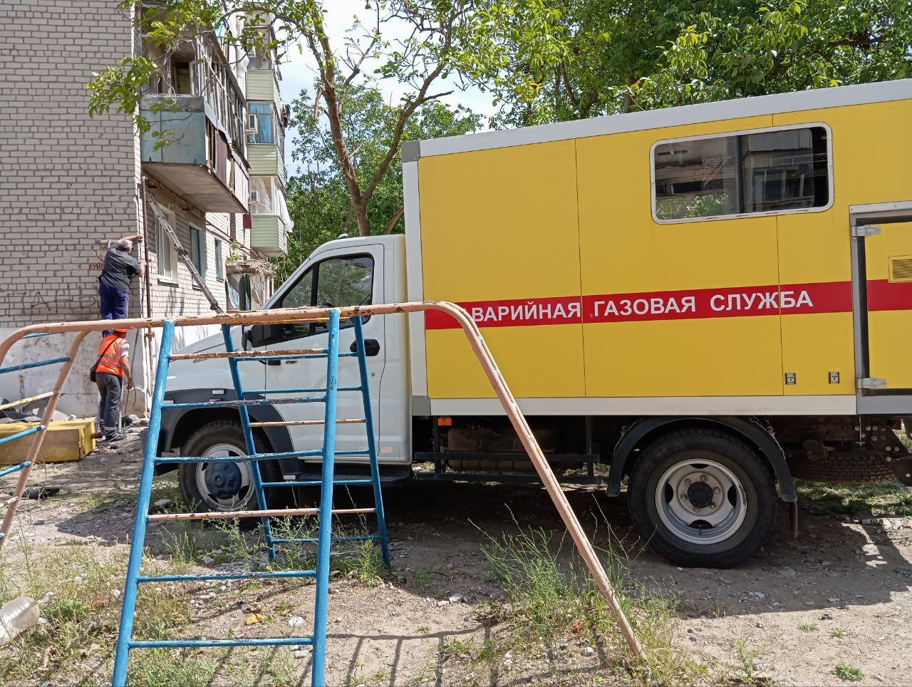 🔴 Сотрудники Токмакского управления газового хозяйства  ГУП «Мелитопольгаз» завершили ремонтно-восстановительные работы на распределительном газопроводе многоквартирного дома по улице Куйбышева..