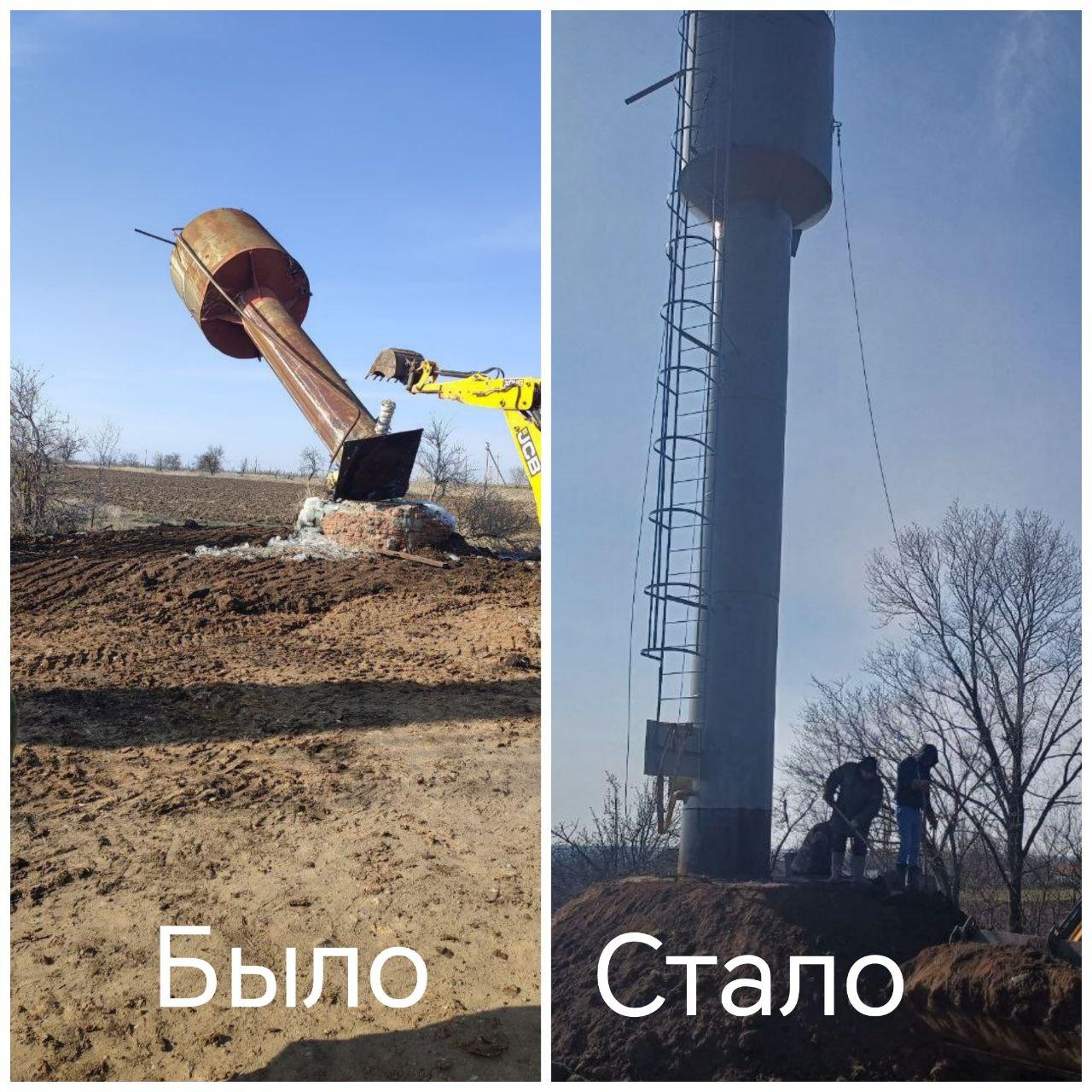 🔴 Пензенцы ввели в эксплуатацию водонапорную башню в селе Остриковка Токмакского муниципального округа.