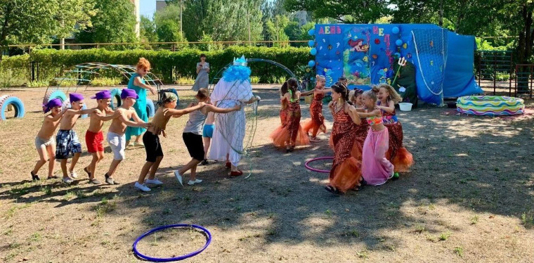 🔴 В детском саду «Журавлёнок» г. Токмак прошёл праздник — День Нептуна!. 🔴 В детском саду «Журавлёнок» г. Токмак прошёл праздник — День Нептуна!.